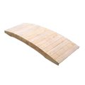 Creekvine Designs 4 ft Treated Pine Fiore Plank Garden Bridge FT12042CVD